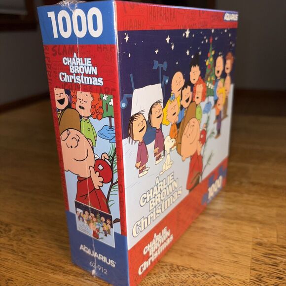 PEANUTS Charlie Brown Christmas Jigsaw Puzzle Snoopy 1000-Pieces NEW SEALED - Picture 3 of 4